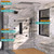 Body Jets, Dual Shower Head System Rain Shower Faucet Set