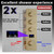 Faucet Set Brushed Gold Dual Rain Shower System