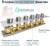 Thermostatic Full Body Shower System with 14.96 x 27.56inch 3 In