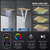 Shower System Full Body Shower Faucet Set with Tub Spout, 20x14"