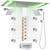 Enga 6-Function Shower Faucet Set 14x20 Inch LED Rainfall & Dual