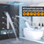 Enga 6-Function Shower Faucet Set 14x20 Inch LED Rainfall & Dual