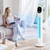34-inch bladeless tower fan with remote control, 3 wind speed settings,