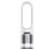 Bladeless Tower Fan with LED Display, White, Digital Control Panel, Timer Function