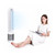 Fan for Bedroom, Bladeless air cooling tower fan ,Standing Fans(Silver)