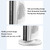 ZUMAHA Quiet 3-Speed Wind Speed Tower Fan, 80° Oscillating Bladeless Fan