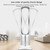 Bladeless Fan, Quiet Cooling Tower Fan with Remote, 3-Speed Settings, Ideal for Bedroom and Home Office