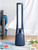 ZUMAHA Quiet 12 Modes Tower Fan, Bladeless Standing Fan with Remote Control 12H Timer
