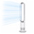 Fan for Bedroom, Bladeless fan tower air purifier heater cooler,Standing Fans(Red)
