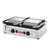 Electric Panini Press Maker with Left Grooved & Right Smooth Dual Sandwich