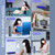 3-Speed Mini Air Cooler Fan, Portable Desk Tower with Silent Cooling for Office Home Car