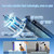 3-Speed Mini Air Cooler Fan, Portable Desk Tower with Silent Cooling for Office Home Car