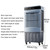 3-in-1 Evaporative Air Cooler Fun,3 Speeds,for Home