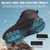 Men's Orthopedic Hiking Boots: Comfortable Arch Support Orthotic Pain Relief Plantar Fasciitis High Arch Trail Sneakers, Neuropathy Outdoor Backpacking Waterproof Traction Walking Shoes Black Size 9