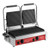Commercial Dual Panini Sandwich Grill with Timer