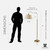 ADESSO Rodeo Floor Lamp, Antique Brass