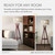 Adesso Floor Lamp with Shelf, Walnut & Oatmeal Linen, 3-Way, 59.5”