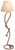 Deco 79 Jute Rope Room Floor Lamp Twisted Rope Standing Tall Lamp with Cream Linen Shade