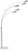 Infini 78" Tall 5-Light Marble Chrome Modern Arc Floor Lamp