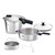 Premium 3 Piece Pressure Cooker Set, 4.2 Quart Skillet and 8.5 Quart Cooker