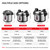 Commercial Pressure Cooker, 8-in-1 Multifunctional Large Pressure Cookers
