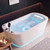 Bathtub, Free Standing Tub with 11 Jets