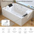 47-Inch Two-Person Whirlpool Bathtub - 30 Jets