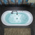 -1/2" × 31-7/8" Whirlpool & Air, Heated Bathtub with Faucet