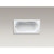 Reversible Drain, Whirlpool Tub with 8 Adjustable Jets, White