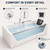 Whirlpool Bathtub, Acrylic Rectangular Soaking Tub