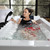 Whirlpool Bathtub, 71" Jetted Tub with Healing Chromotherapy