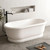 Contemporary Stone Resin Freestanding Bathtub