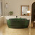 Jetted Tub, Luxury 75" Massage Bathtub in Phantom Green