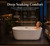 Freestanding Bathtub 59 inch Acrylic Free Standing Tub 59 Inch,