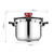 Stainless Steel Pressure Cooker with Easy Lock Lid