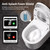 Smart Toilet with Bidet, Auto Open/Close, Foam Shield
