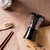 Salt and Pepper Grinder Set with a Glass Body,Adjustable Coarseness