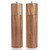 Wooden Salt and Pepper Grinder Set Wood Tray