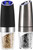 Electric Salt & Pepper Grinder Set Automatic Adjustable Shakers