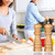 Salt and Pepper Grinder Set, Adjustable Coarseness, Manual Pepper Mill