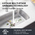 Waste Disposer with Power Cord Easy install, AC Motor Stainless Steel