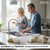 Garbage Disposal, Super Quiet Waste Disposer with Motion Sensor Cabinet Light