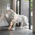 CXHJCQ Floor Lamp Animal Sculpture Decorative Lamp Lion Floor Lamp in Hotel Lobby