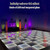 Floor Lamp Modern 3D Dance Floor Stage Lights Infinity Mirror Panel Illuminated Light Up for Birthday Wedding