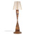 Angora DNA Large Floor Lamp - Mid Century Modern Style | 100% Black Walnut Wood Floor Lamp for Living Room