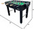 KICK Hexad 48" 6-in-1 Multi Game Table Foosball, Billiards/Pool, Glide Hockey, Ping Pong