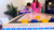 6-Foot Premium Shuffleboard Table w/Folding Legs, Pucks, and Optional LED Lights