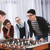 GYMAX Foosball Table, 54” Full Sized Soccer Game Table with 2 Footballs