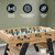 Hathaway Center Stage Pro Series 59 inch Foosball Table Adult Size for Family Rec Room - with Smooth Playfield
