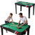 4-in-1 Foosball Table Combo Set with Football, Billiards, Ice Hockey